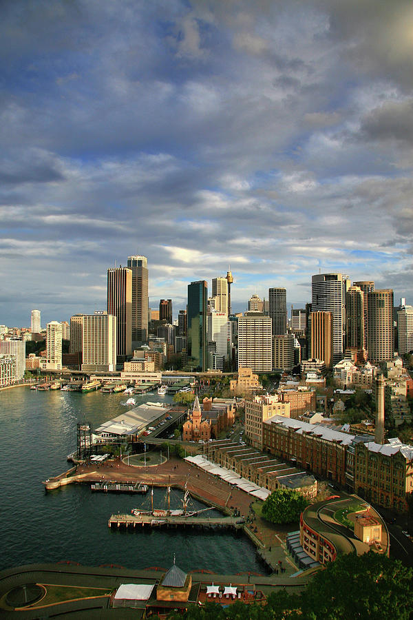 Sydney Skyline With Circular Quay In Photograph by Christopher Chan