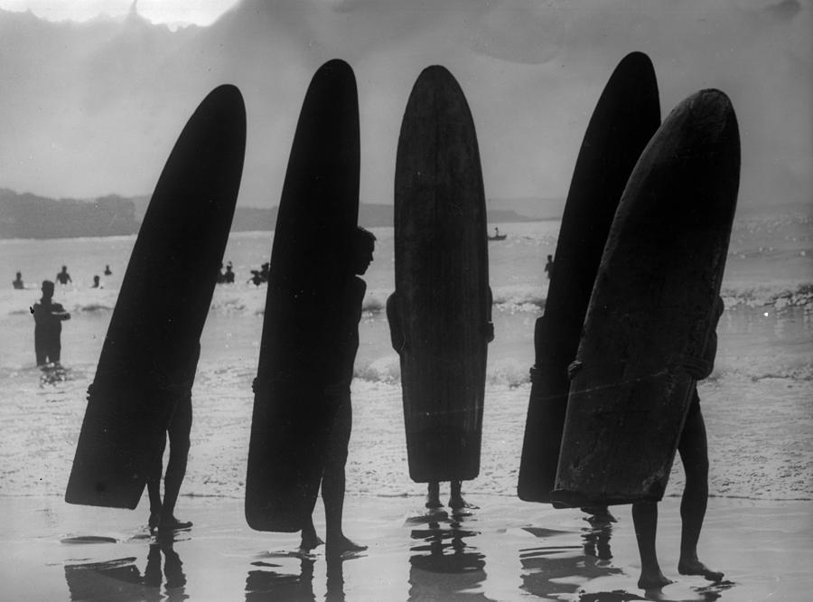 Sydney Surfers Photograph by Fox Photos