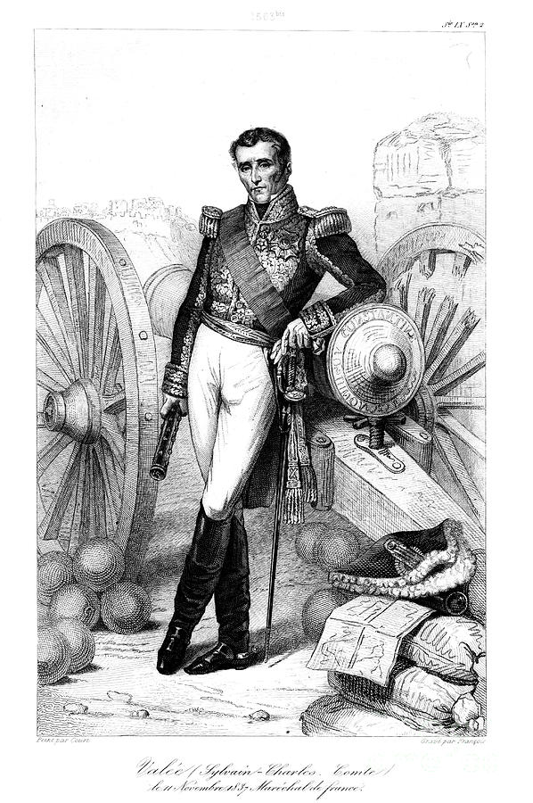 Sylvain Charles Valée 1773-1840 Drawing by Print Collector