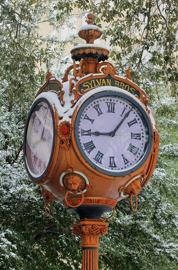 Sylvan Bros Clock Snow 10 Photograph