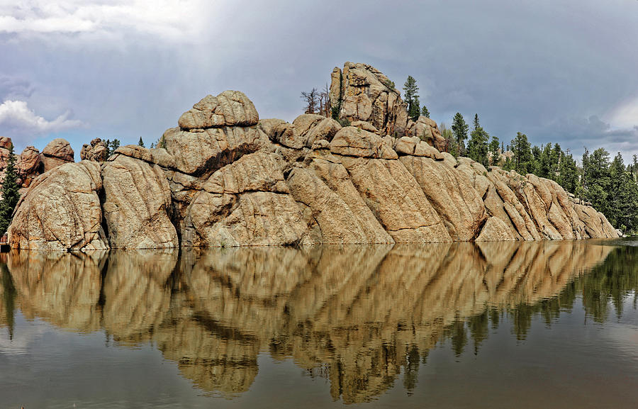 Sylvan Lake Reflection Photograph by Doolittle Photography and Art