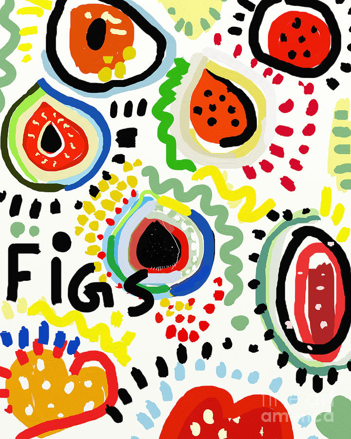 Drop Digital Art - Symbolic Image Of Fig Fruits by Dmitriip Drop Digital Art - Symbolic Image Of Fig Fruits by Dmitriip