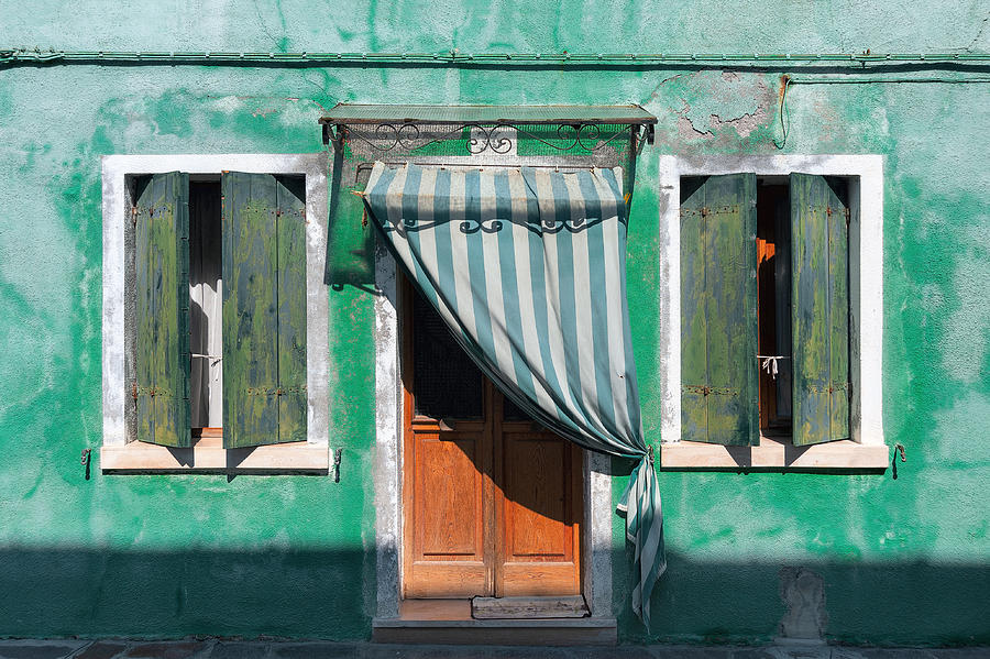 Architecture Photograph - Symmetries In Burano by Fiorenzo Rondi