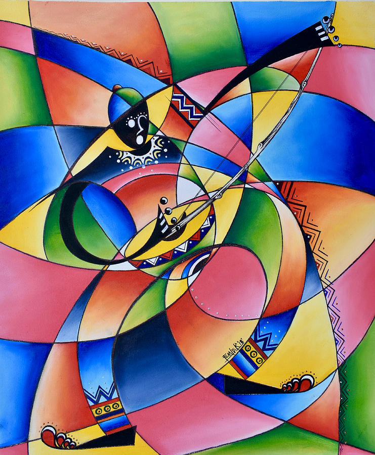 Symmetry Painting by Femi