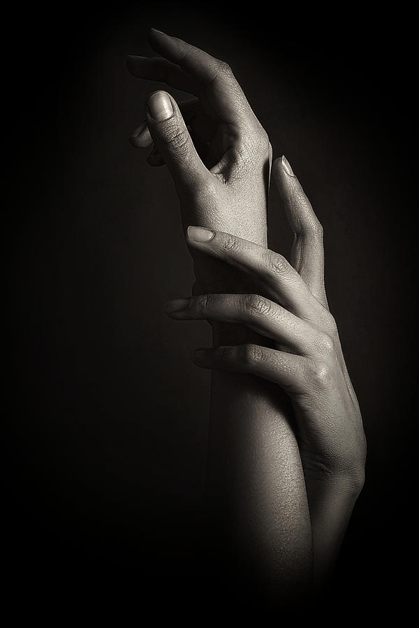 Hands Photograph - Symphony by Adela  Lia Rusu