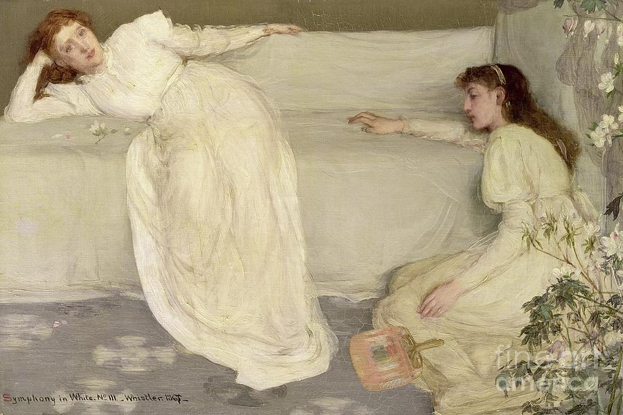 Symphony In White, No. IIi, 1865-7 Painting by James McNeill Whistler