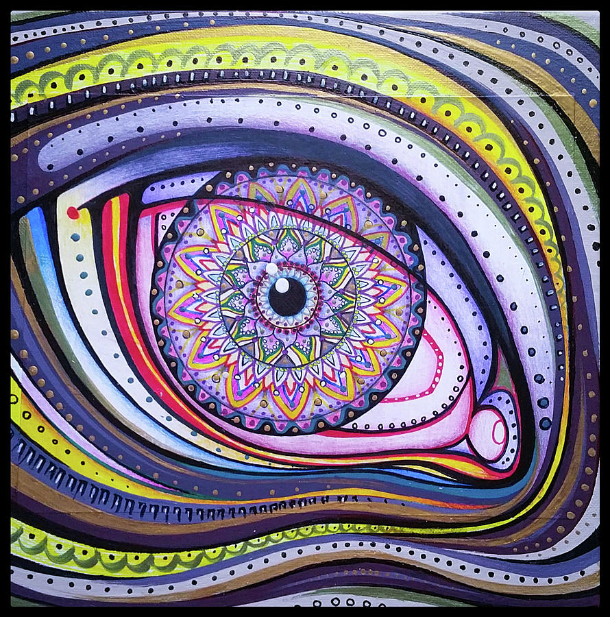 Sync Mandala Painting by Matt Mercer