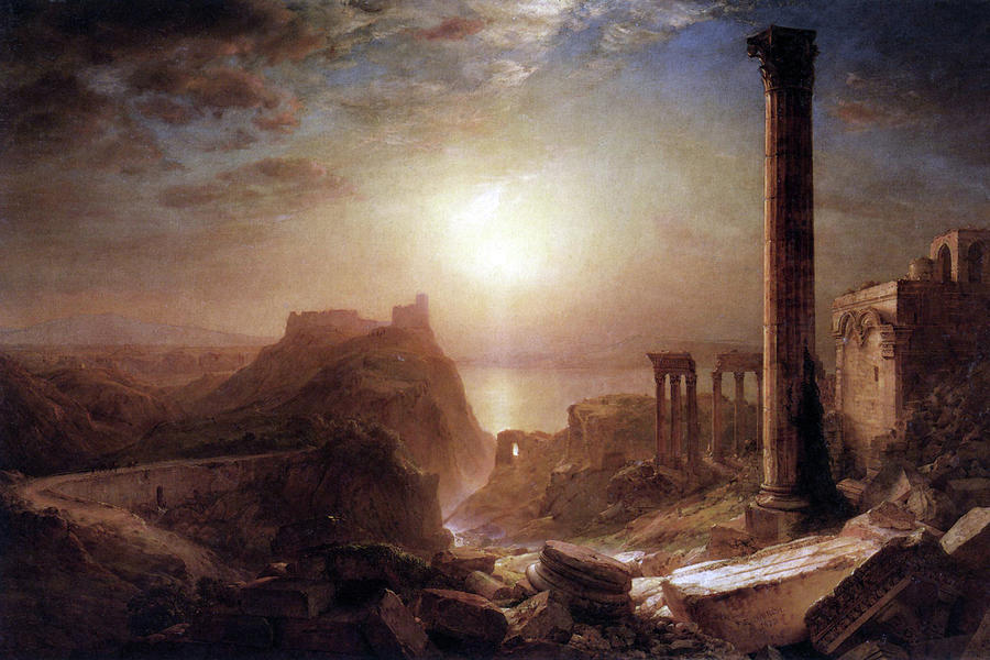 Syria on the sea Painting by Frederic Edwin Church - Fine Art America