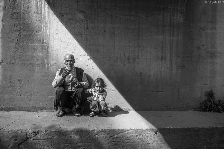 Black And White Photograph - Syrian Refugees In Istanbul by Hayati Kart