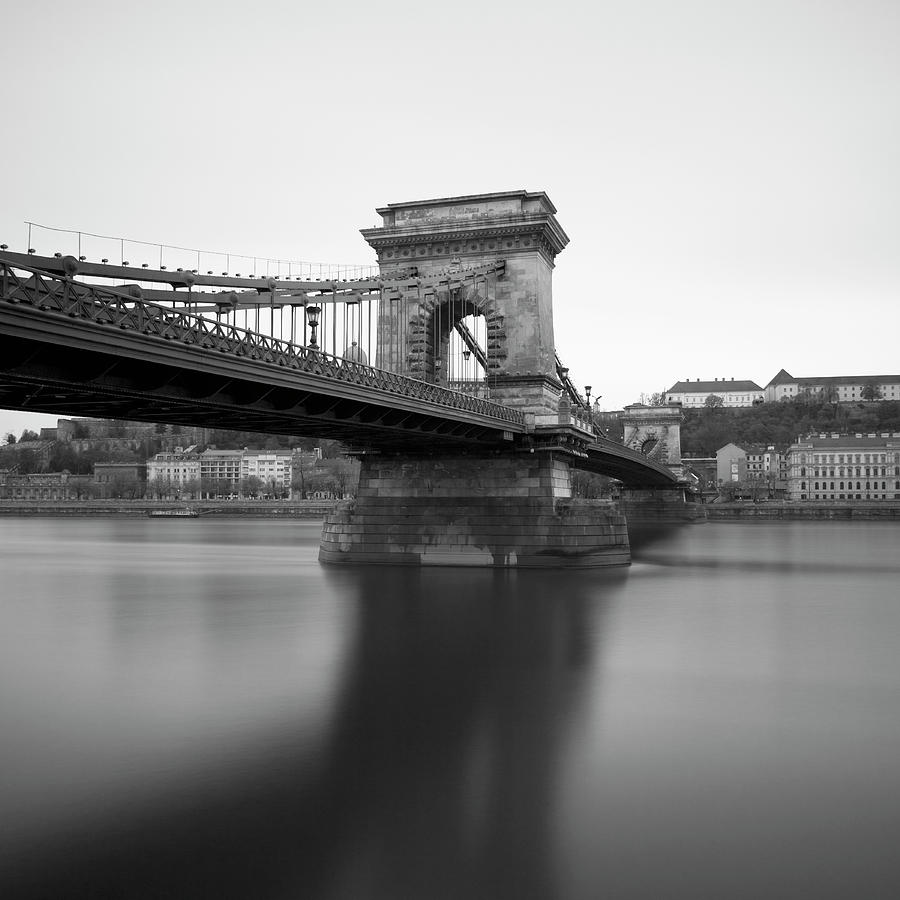 Szechenyi Chain Bridge And Danube Photograph by Alex Holland