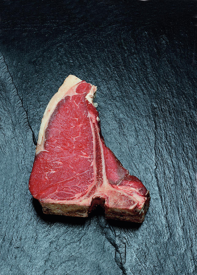 T-bone Steak Dry Aged Photograph by Tre Torri