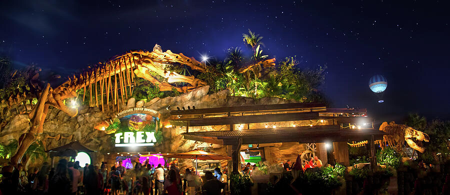 T-Rex Cafe at Disney Springs Photograph by Mark Andrew Thomas