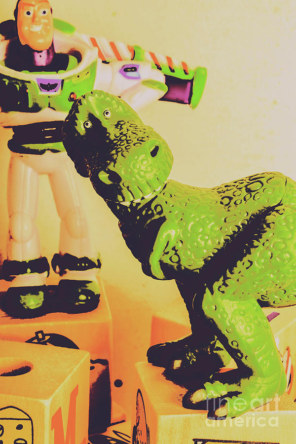 Dinosaur Photograph - T-Rex toy by Jorgo Photography