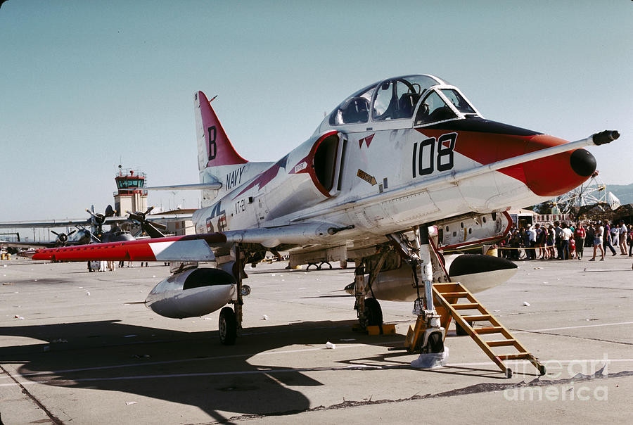 TA-4 Skyhawk United States Navy Photograph by Wernher Krutein