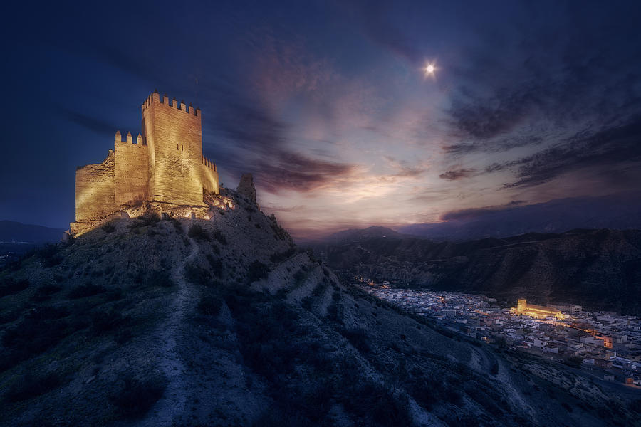 Castle Photograph - Tabernas Castle by Juan Pablo De Miguel