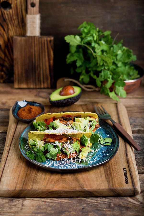 Taco With Veggies Photograph by Dorota Indycka