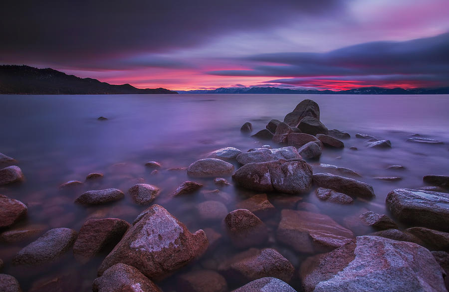 Sunset Photograph - Tahoe Night by Wei Liu