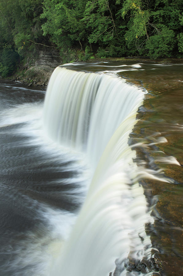 Nature Photograph - Tahquamenon Falls Michigan II by Alan Majchrowicz
