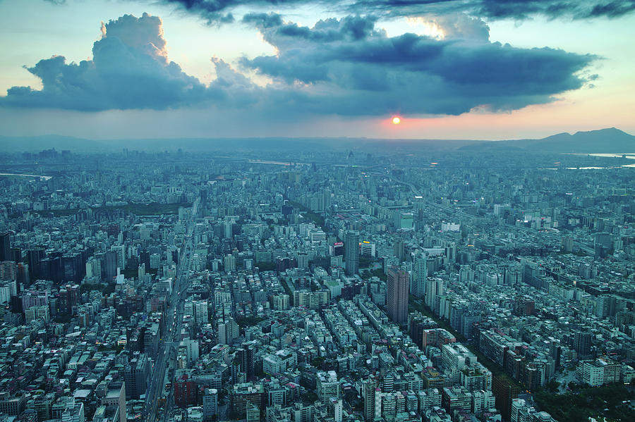 Taipei City Sunset View Photograph by Photography By Philipp Chistyakov