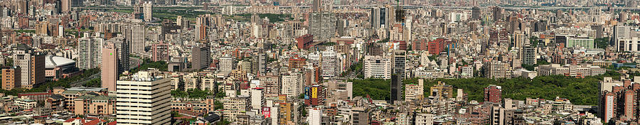 Taipei Panorama Photograph by Dave Wilson