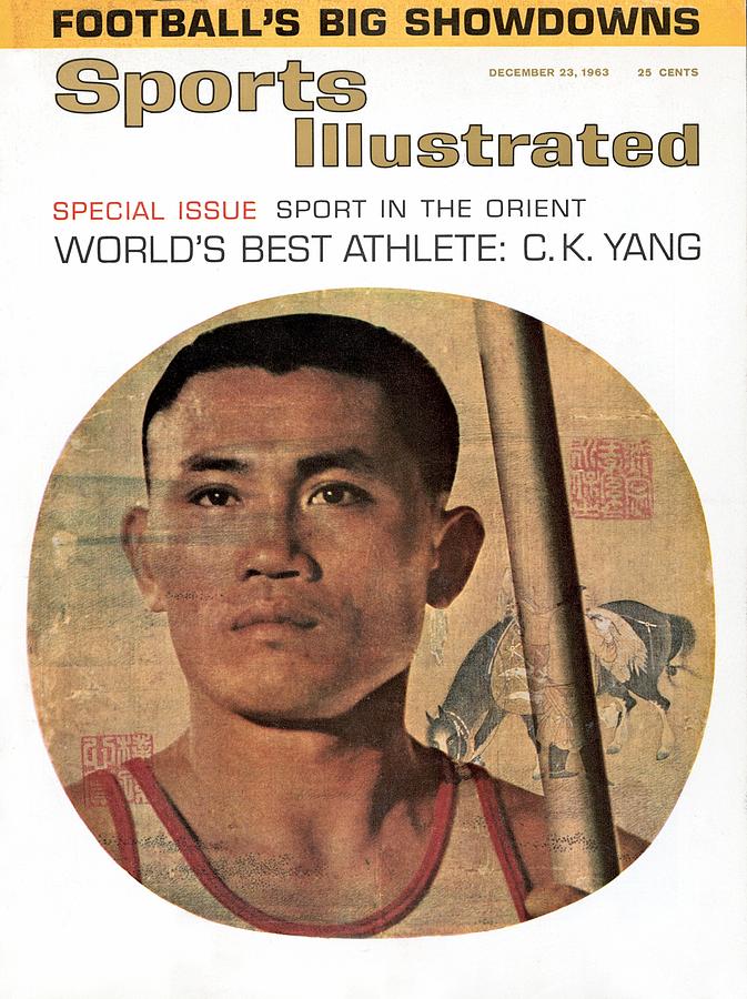 Taiwan C.k. Yang, Track & Field Decathlete Sports Illustrated Cover Photograph by Sports Illustrated