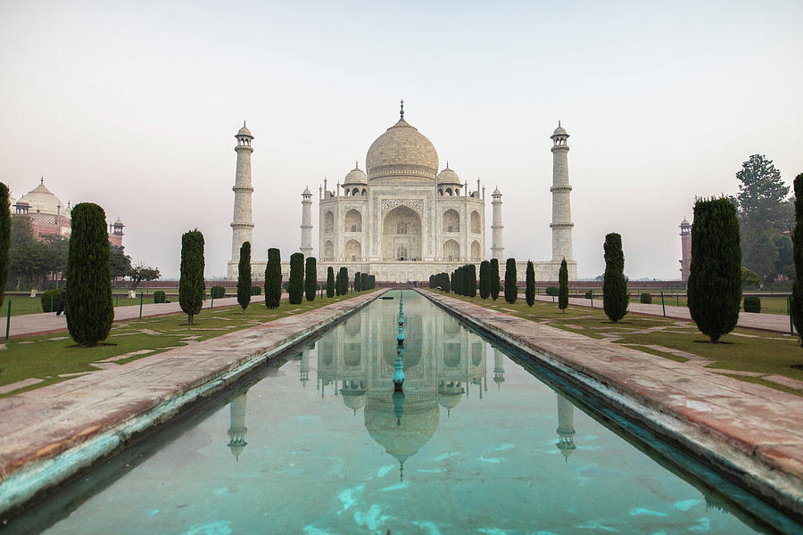 Taj Mahal At Sunrise 5 Photograph by Cavan Images