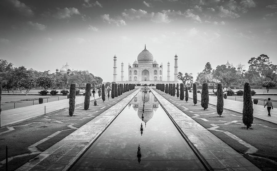 Taj Mahal Black White by Gary Gillette Taj Mahal Black White by Gary Gillette