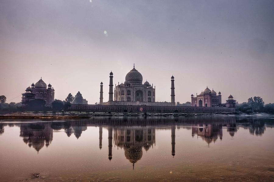Taj Mahal From Yamuna Riverside Photograph by Paul Cowell Photography