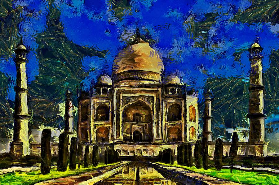 Taj Mahal Painting by Harry Warrick