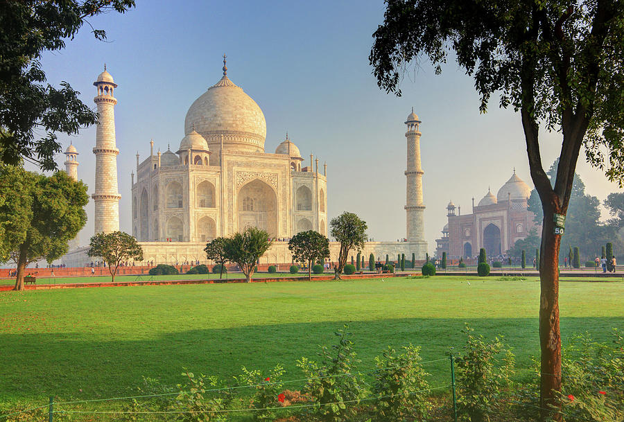 Taj Mahal India Digital Art by Gunter Grafenhain - Fine Art America