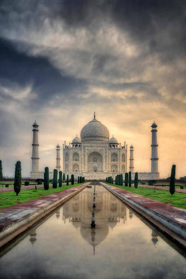 Taj-mahal - India Photograph by Philippe Manguin Photographies