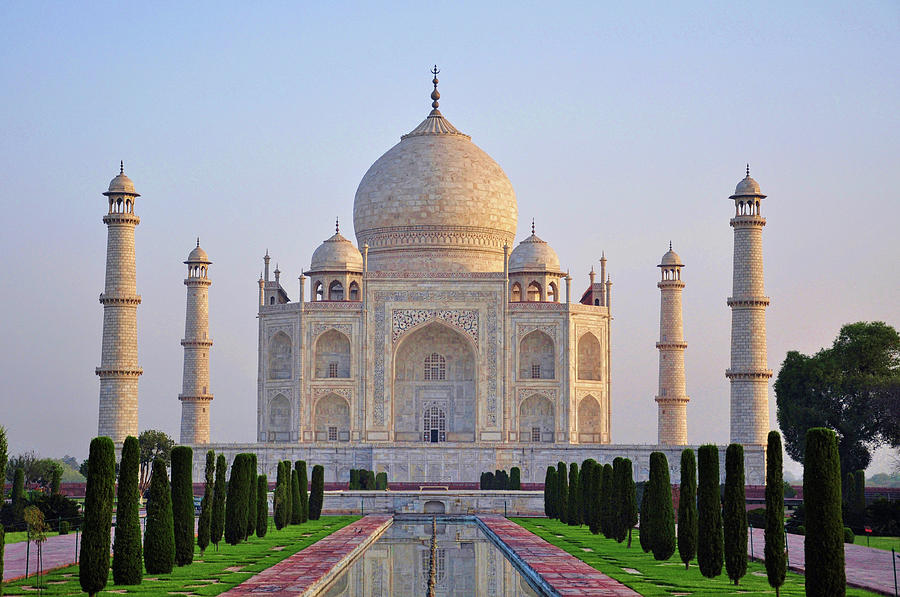 Taj Mahal Sunrise Photograph by Never Let Fear Stop Creativity