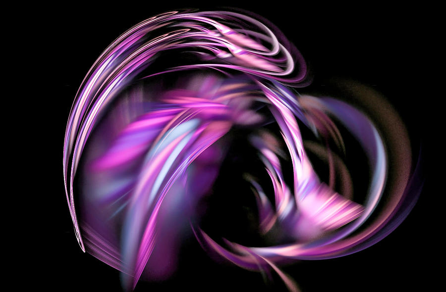 Take Me Beyond Fractal Art Purple Digital Art by Don Northup