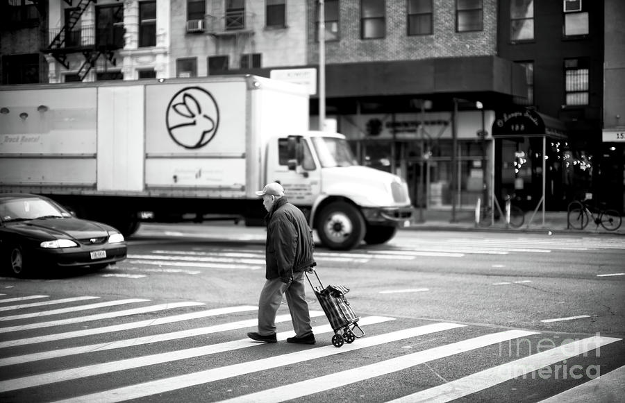 Taking it Easy in the Bowery New York City Photograph by John Rizzuto