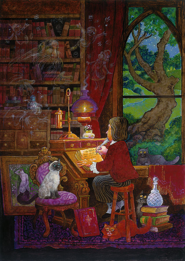 Taking Notes Painting by Bill Bell - Fine Art America