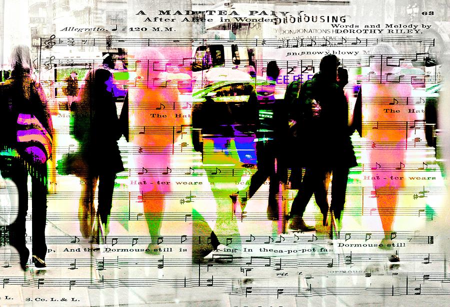 Music in the Street Photograph by Diana Angstadt