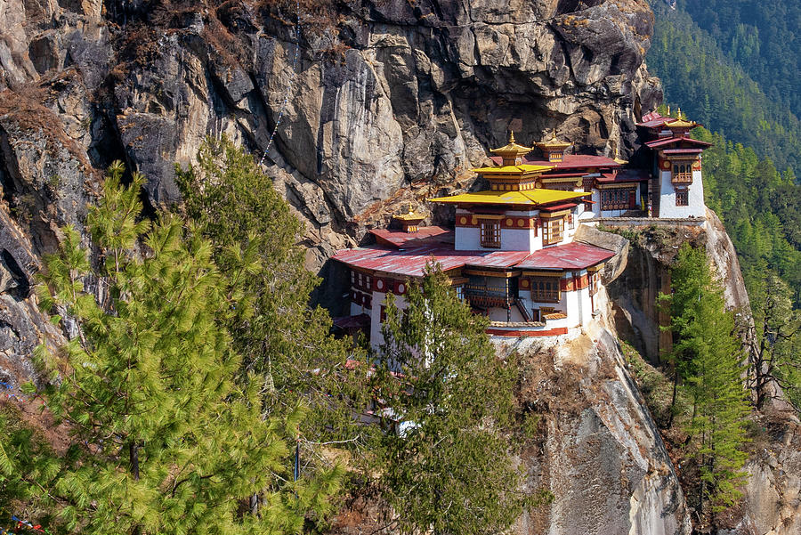 Bhutan, Paro - Taktsang Monastery  Photograph by Fabrizio Troiani