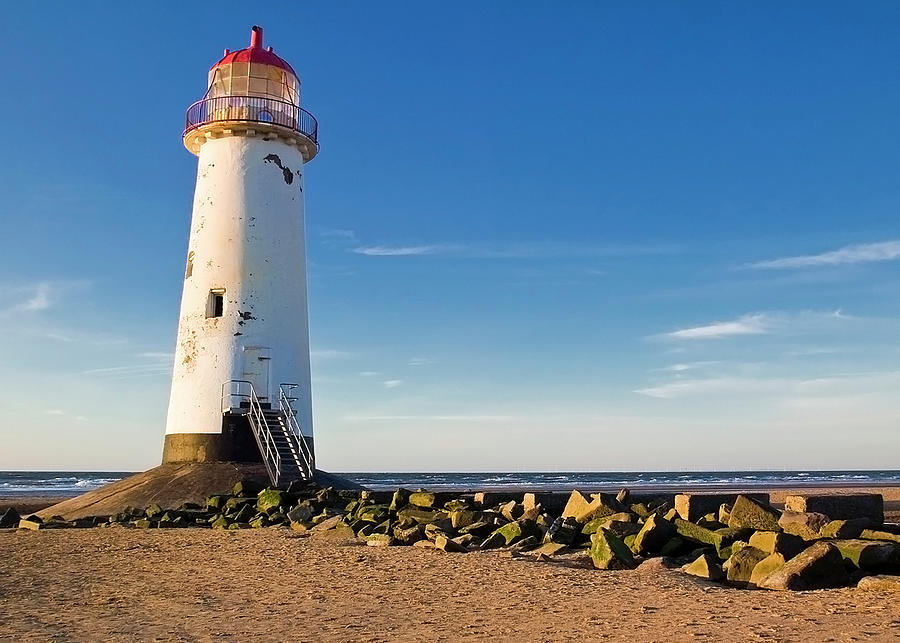 Talacre Lighthouse, North Wales Photograph by Peter J Bailey