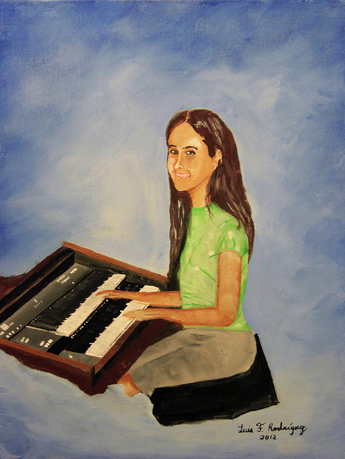 Talented Youth Painting by Luis F Rodriguez