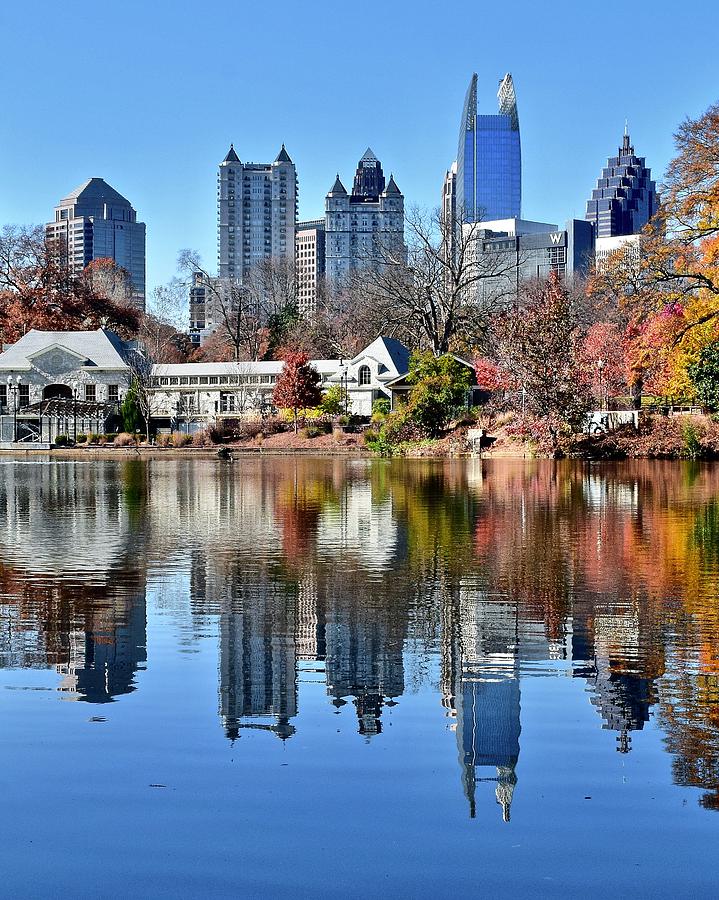 Tall Piedmont Park View  Photograph by Frozen in Time Fine Art Photography