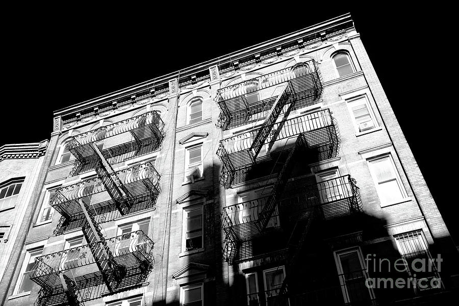 Tall Shadows in Little Italy New York City Photograph by John Rizzuto