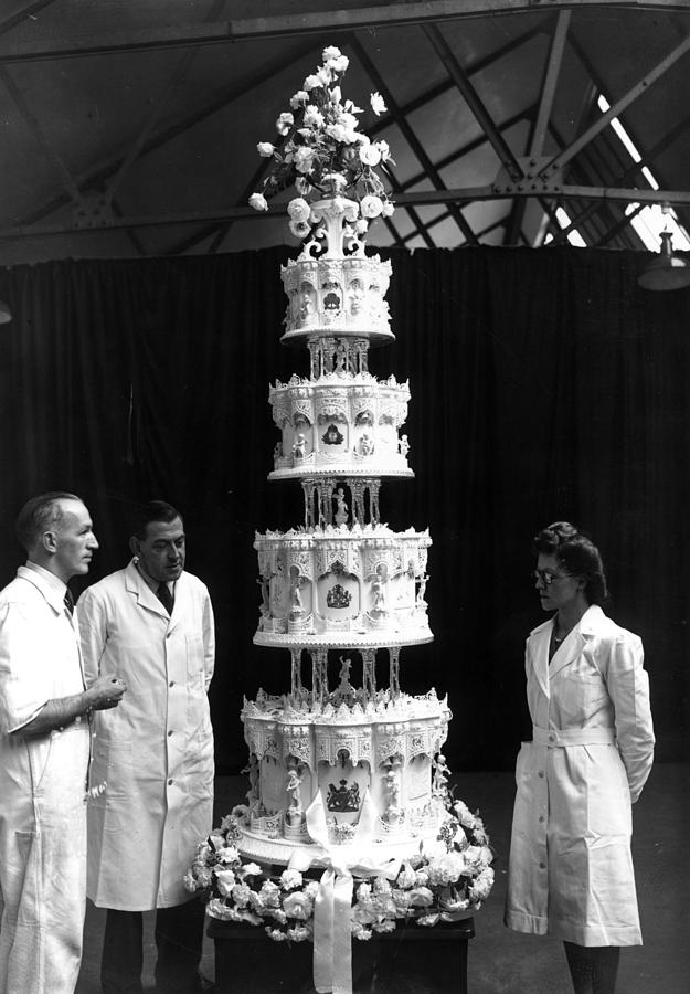 Tall Wedding Cake Photograph by J. A. Hampton