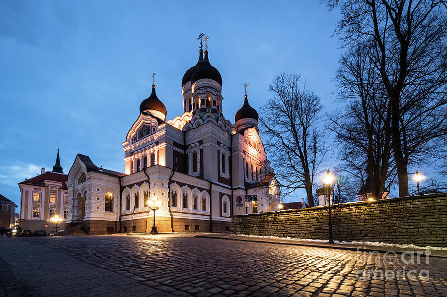 Tallinn church Photograph by Didier Marti