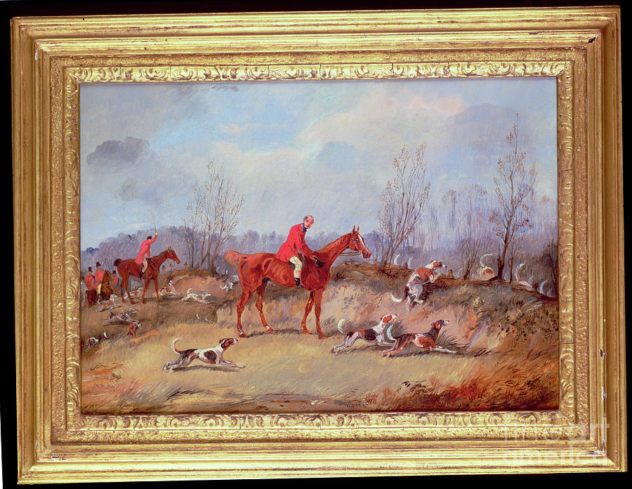 Tally Ho! Samuel Henry Alken Jnr, 19th Century Painting by Samuel Henry Alken