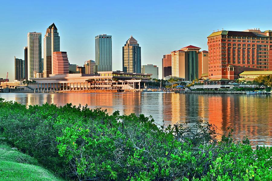 Tampa in The Distance Photograph by Frozen in Time Fine Art Photography