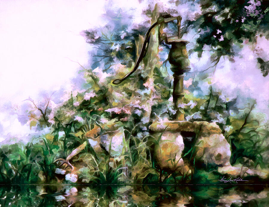 Still Life Painting - Tangled Garden Dreams by Hanne Lore Koehler