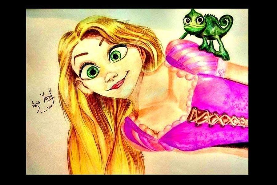 Tangled Drawing by Nazia Yousuf - Fine Art America