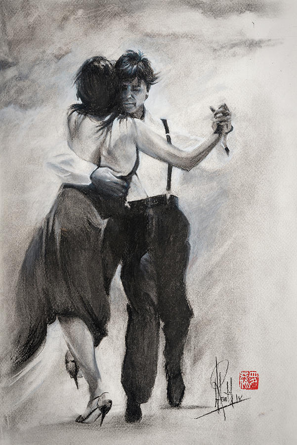 Tango 1 Painting by Alan Kirkland-Roath
