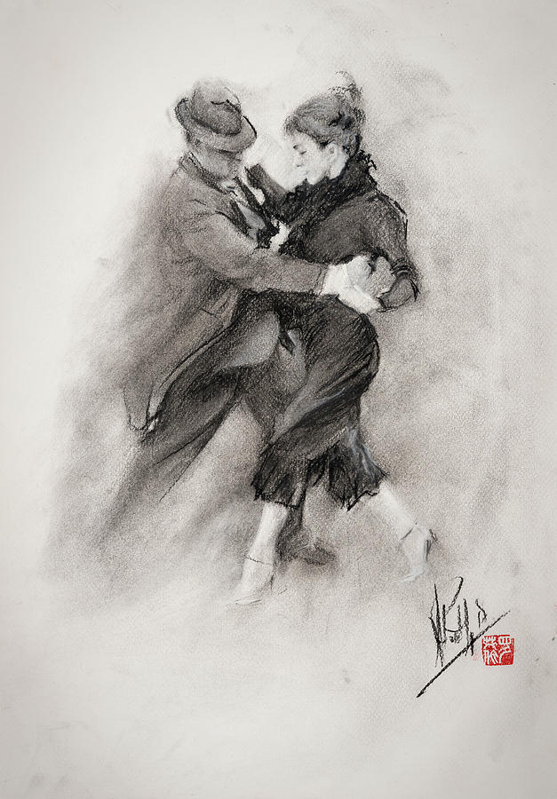 Tango 2 Painting by Alan Kirkland-Roath