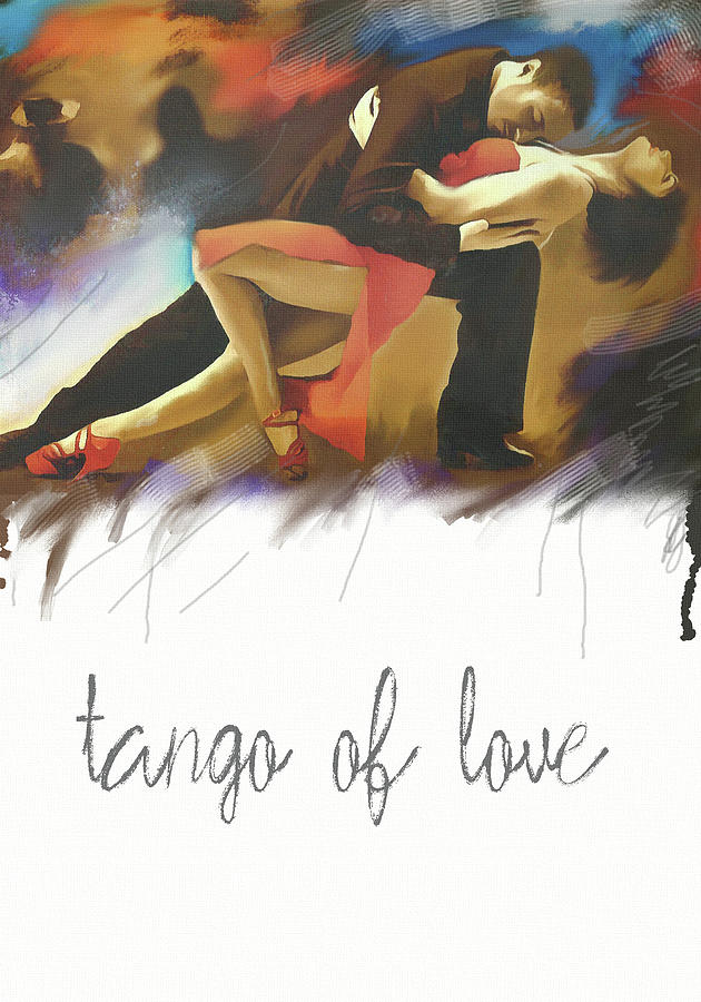 Tango Mixed Media - Tango Of Love 2 by Md Jo Tango Mixed Media - Tango Of Love 2 by Md Jo